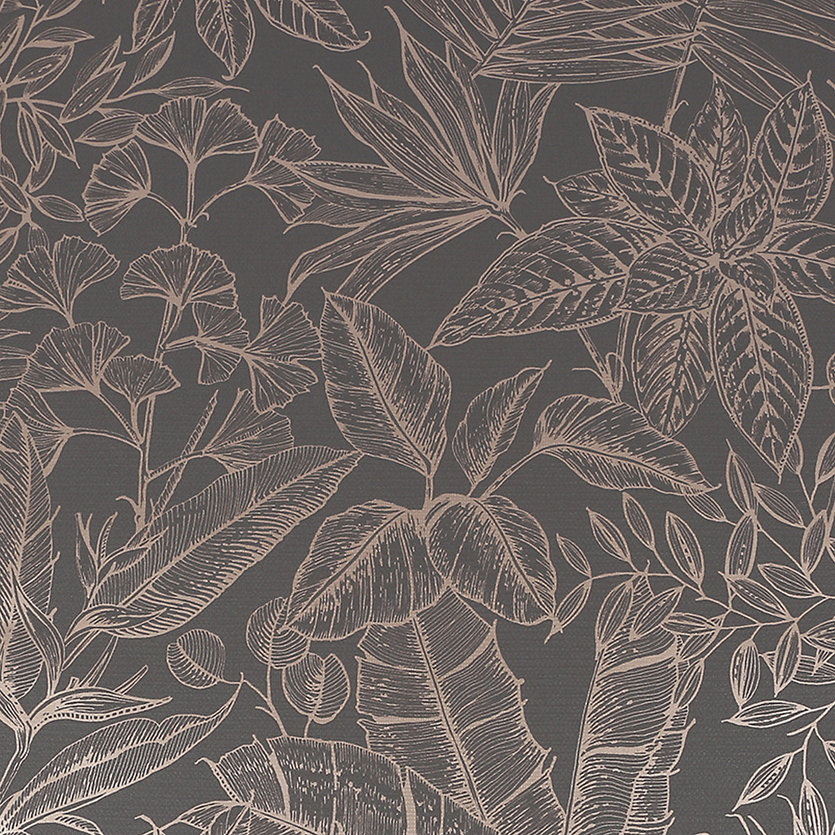 Boutique Paradise Brown Smooth Wallpaper Sample