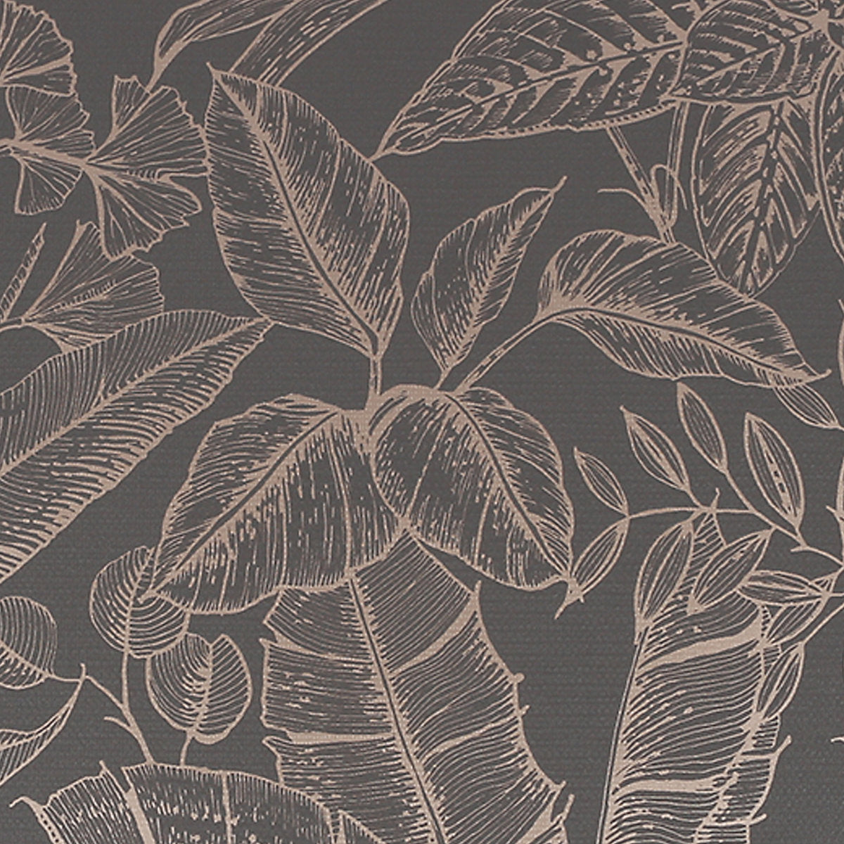 Boutique Paradise Brown Smooth Wallpaper Sample
