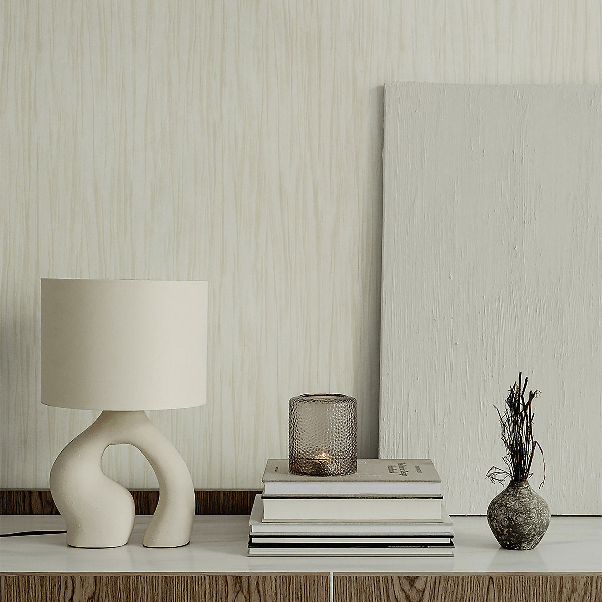 Boutique Pearl Textured Wallpaper