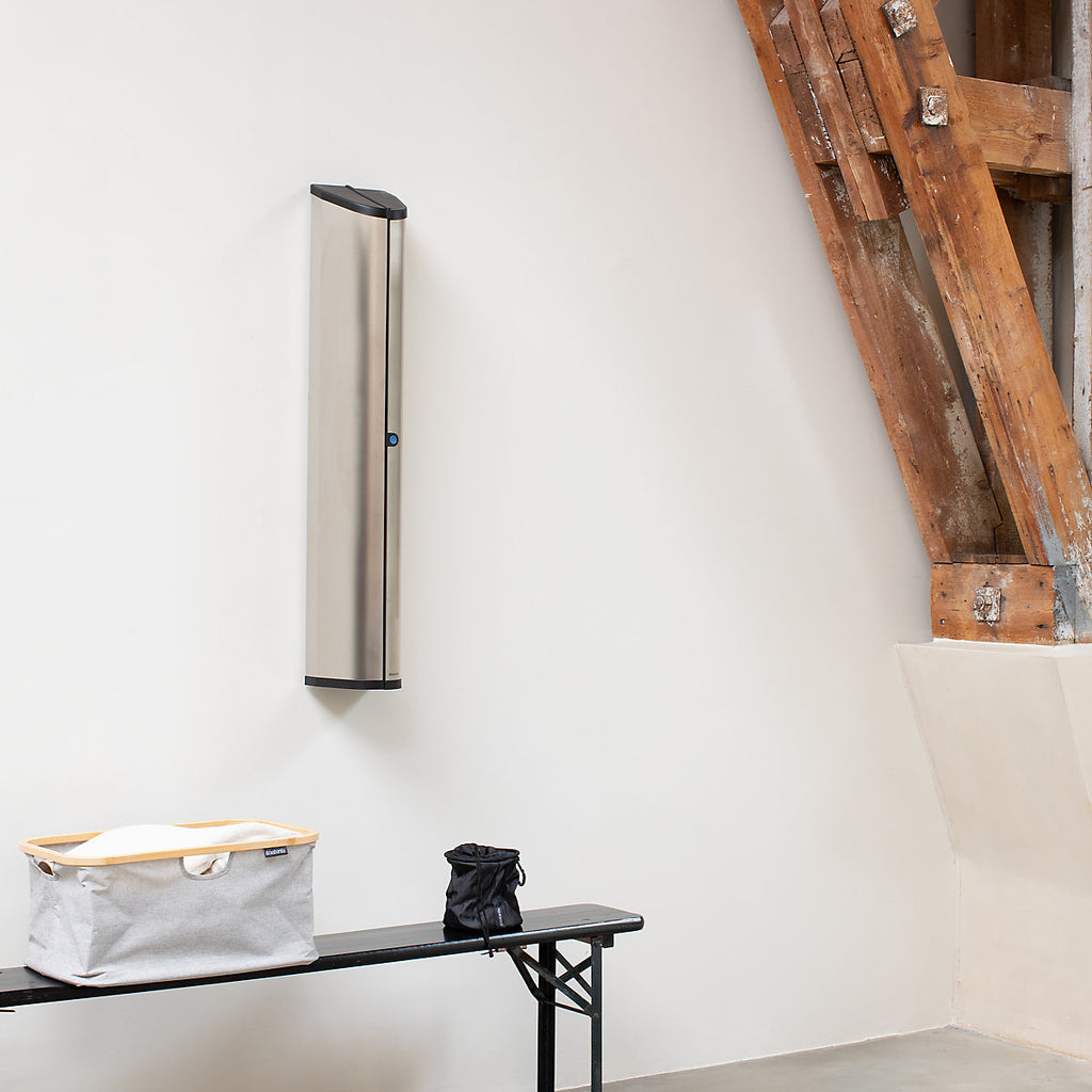 Brabantia Wallfix Silver Rectangular Outdoor equipment cover (H)109cm (W)18.4cm