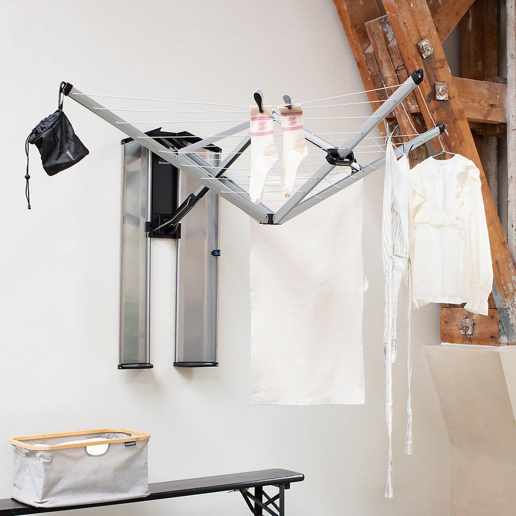 Brabantia Wallfix Silver Rectangular Outdoor equipment cover (H)109cm (W)18.4cm