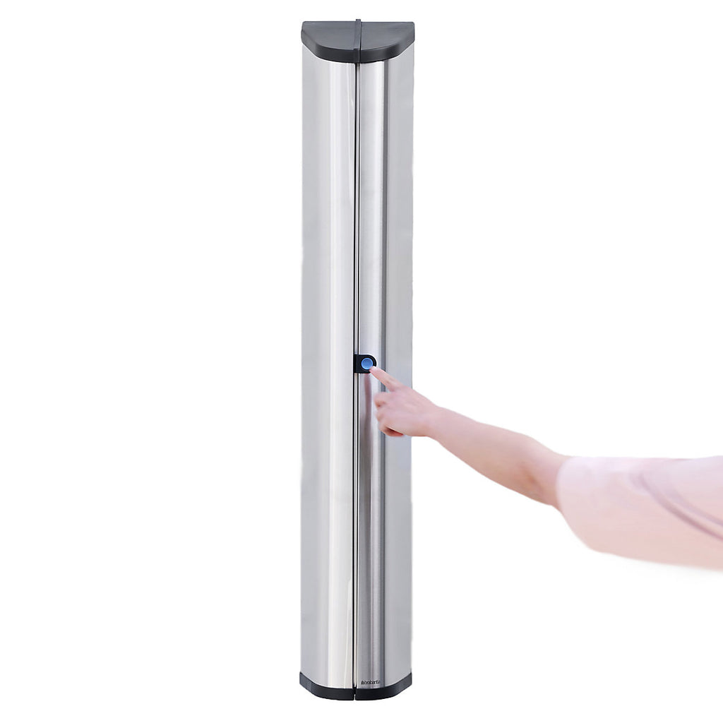 Brabantia Wallfix Silver Rectangular Outdoor equipment cover (H)109cm (W)18.4cm