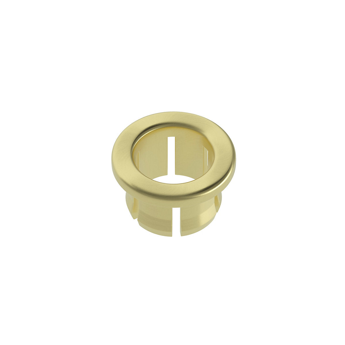 * Brushed Brass effect Plastic Basin Overflow trim