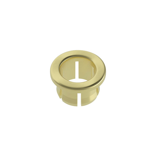 * Brushed Brass effect Plastic Basin Overflow trim