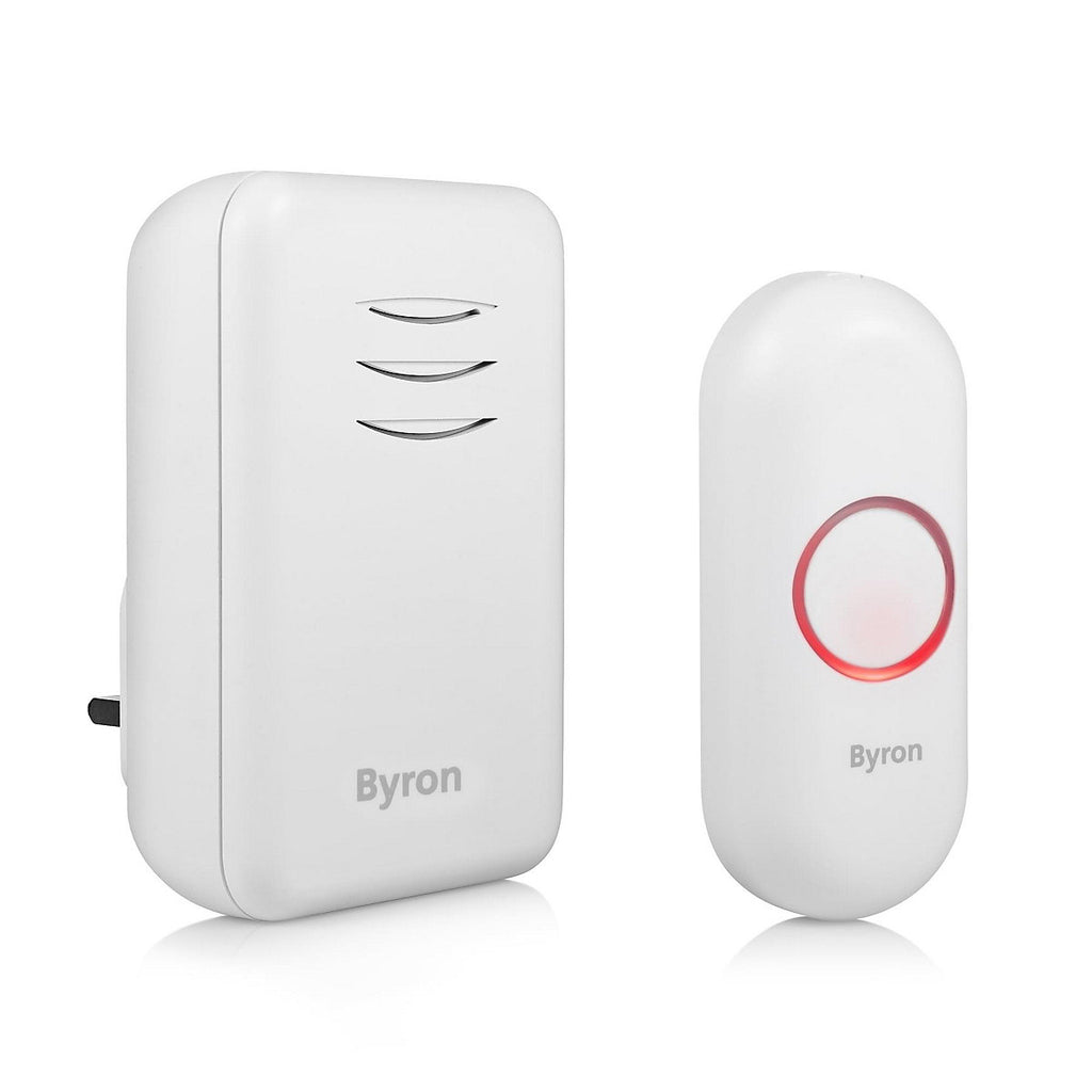 Byron White Wireless Door chime kit DBY-22312BS-KF