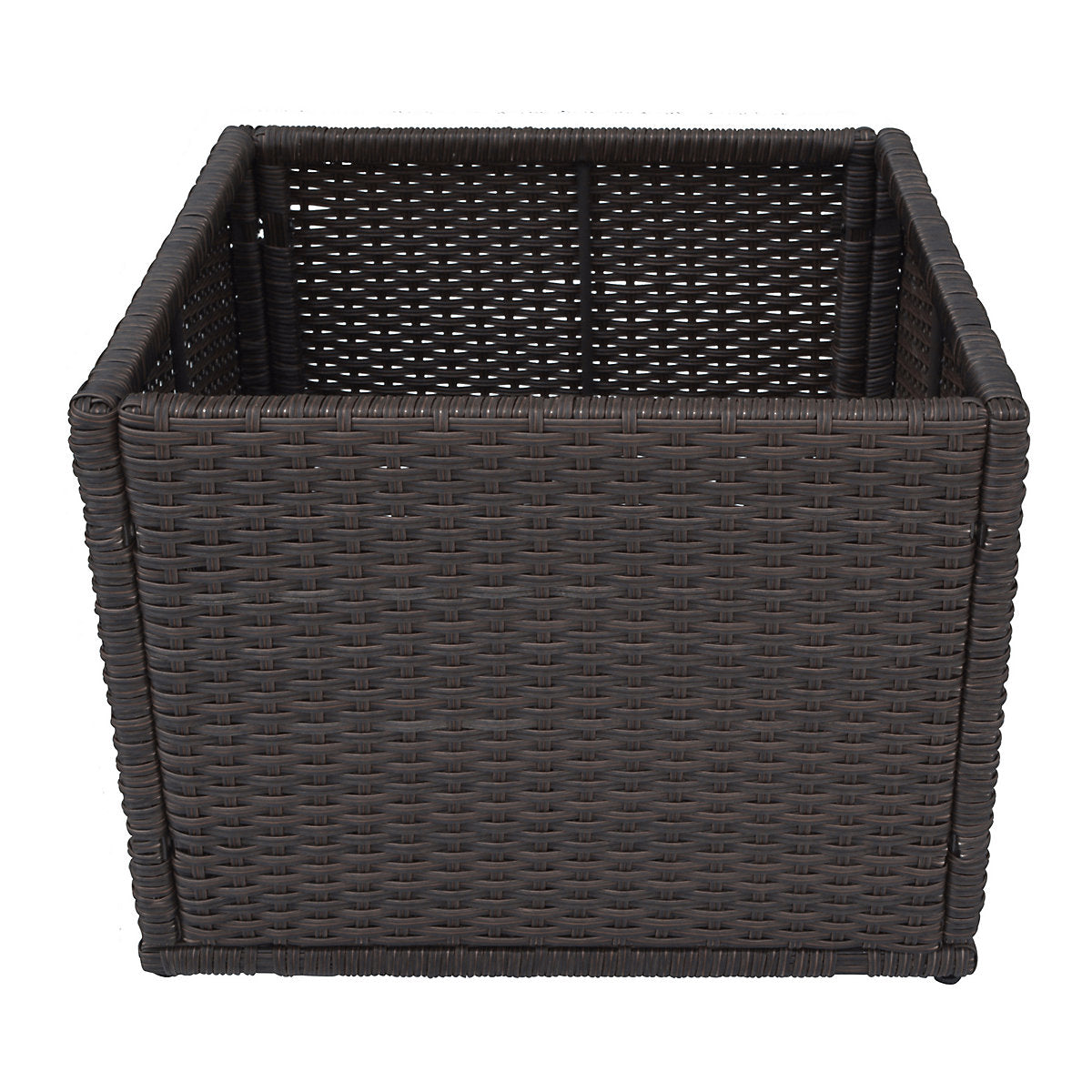 Canadian Spa Company Brown Rattan Planter Square Spa surround (D) 57cm x (H) 43cm