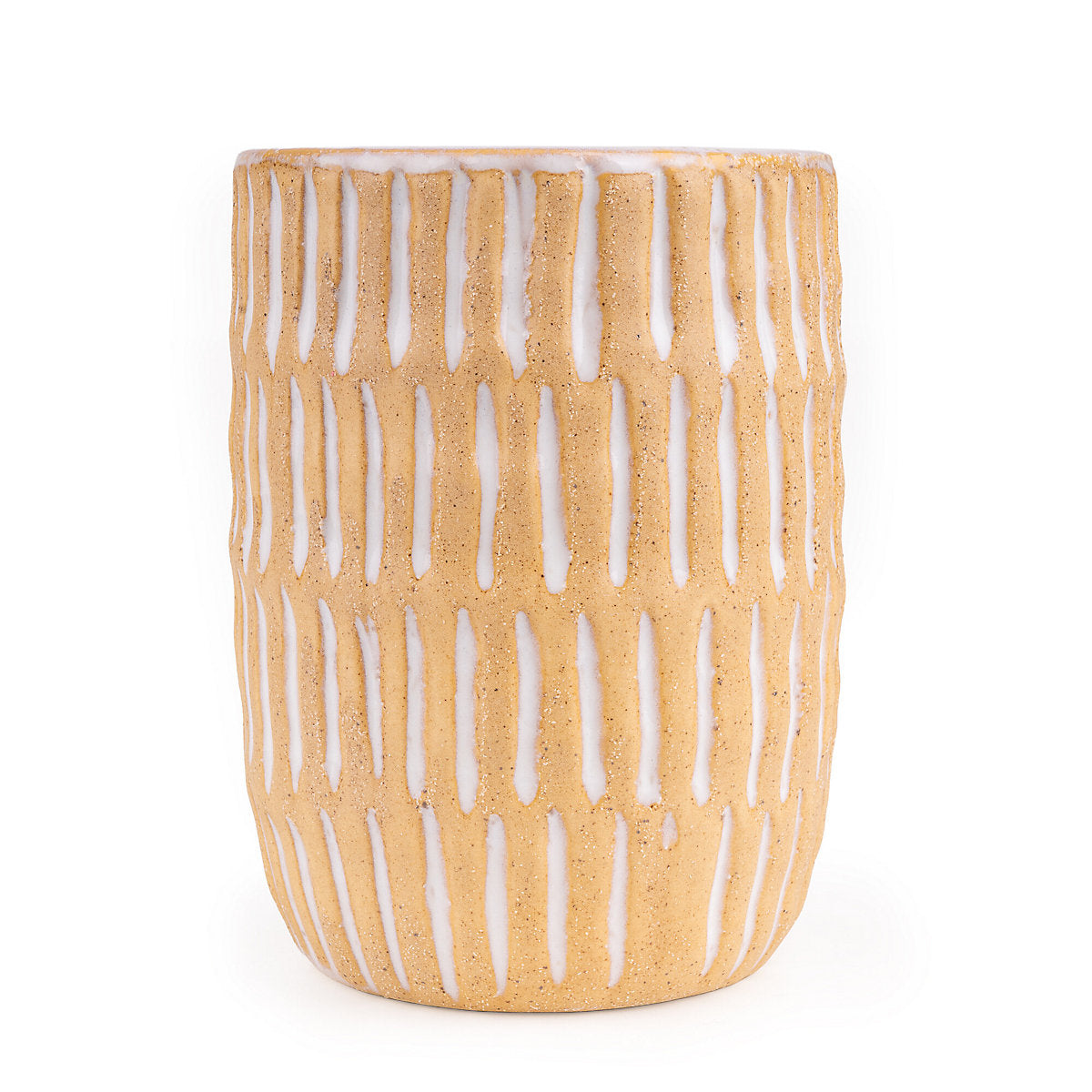 Candlelight cream Speckled Ceramic Tumbler