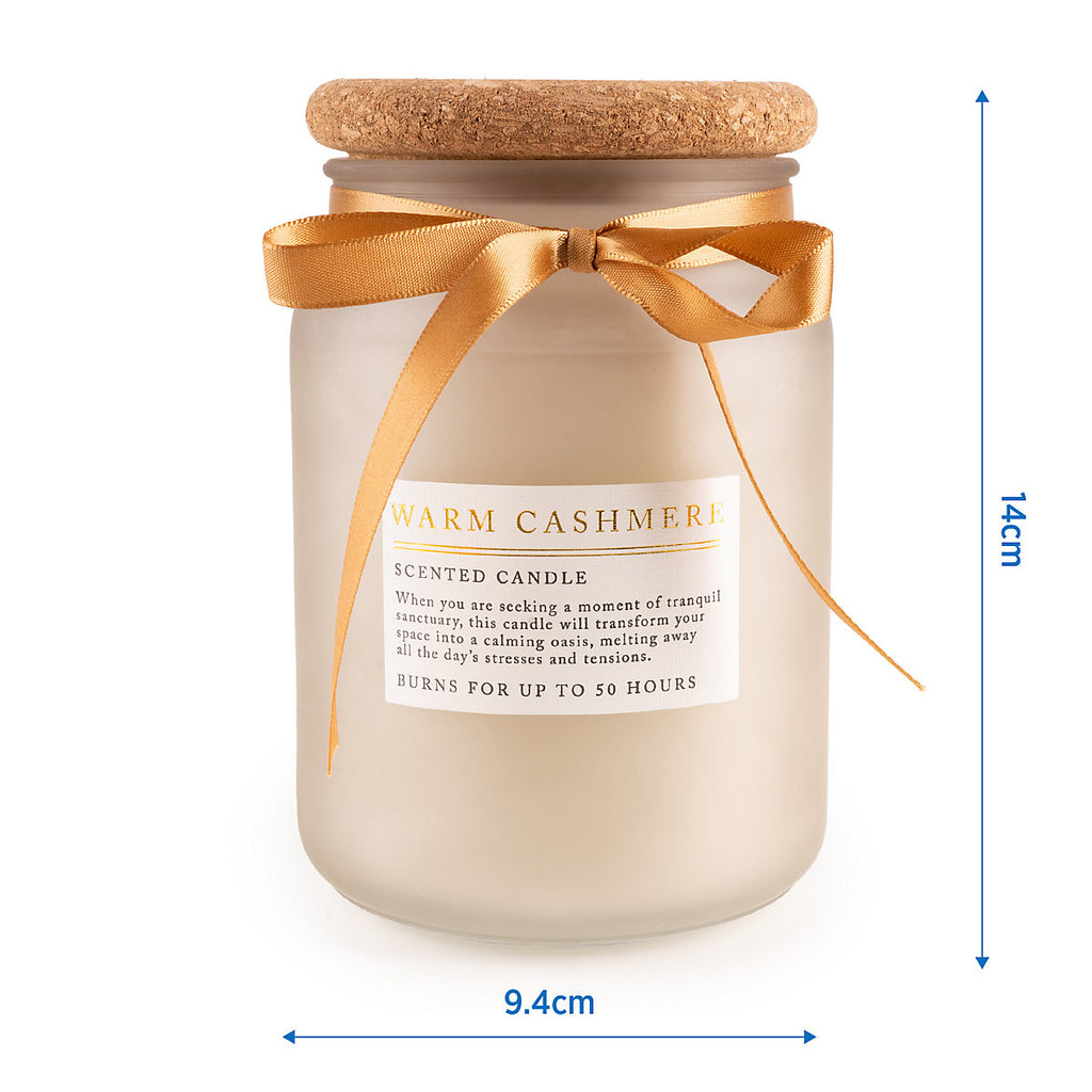 Candlelight Taupe Amber & Patchouli Scent Medium Scented candle
