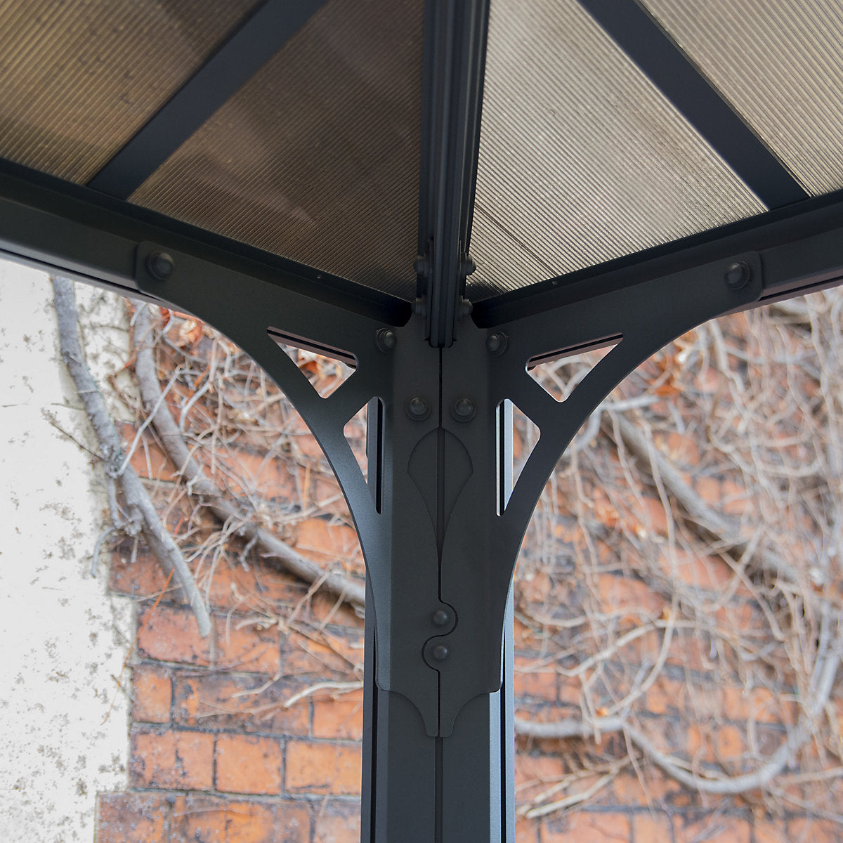 Canopia by Palram Martinique Grey Rectangular Garden Gazebo, (W)4.93m (D)3.59m