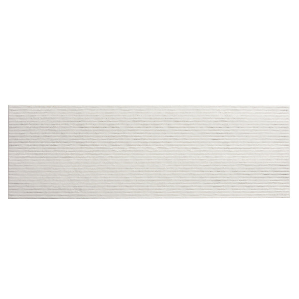Chalky Grey Matt 3D decor Stone effect Textured Ceramic Indoor Wall tile, Pack of 12, (L)600mm (W)200mm