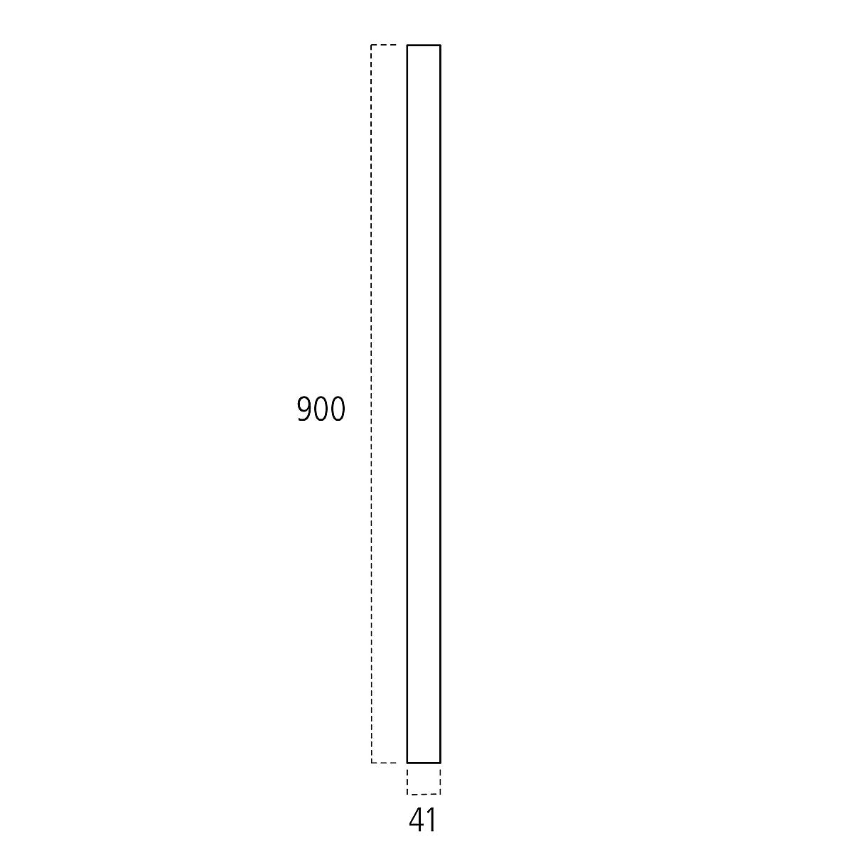 Cheshire Mouldings Plain Natural Pine Spindle (H)900mm (W)41mm