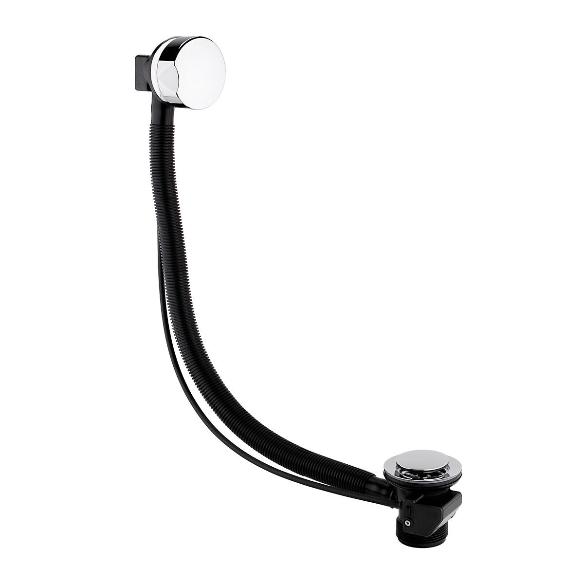 * Chrome effect Brass Click clack Slotted Waste & overflow