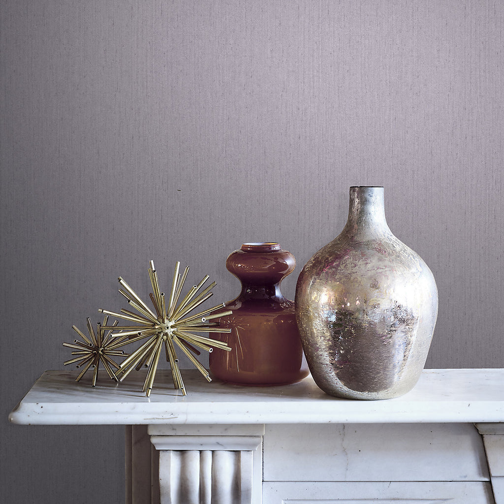 Clarissa Hulse Tisbury Pewter Smooth Wallpaper