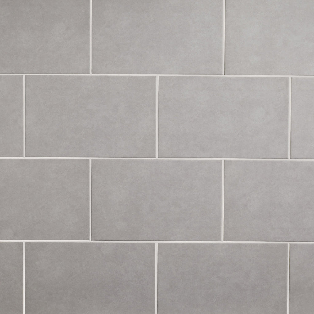 Colours Cimenti Light grey Matt Ceramic Indoor Wall Tile Sample