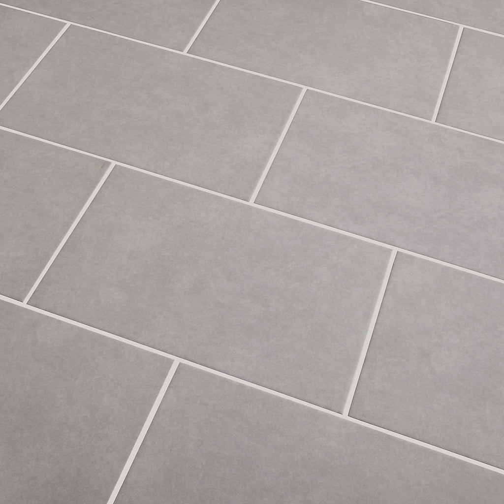 Colours Cimenti Light grey Matt Ceramic Indoor Wall Tile Sample