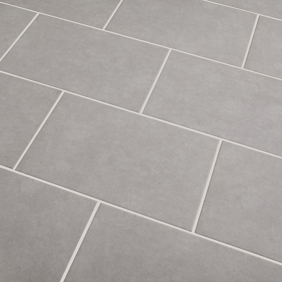 Colours Cimenti Light grey Matt Ceramic Indoor Wall Tile Sample