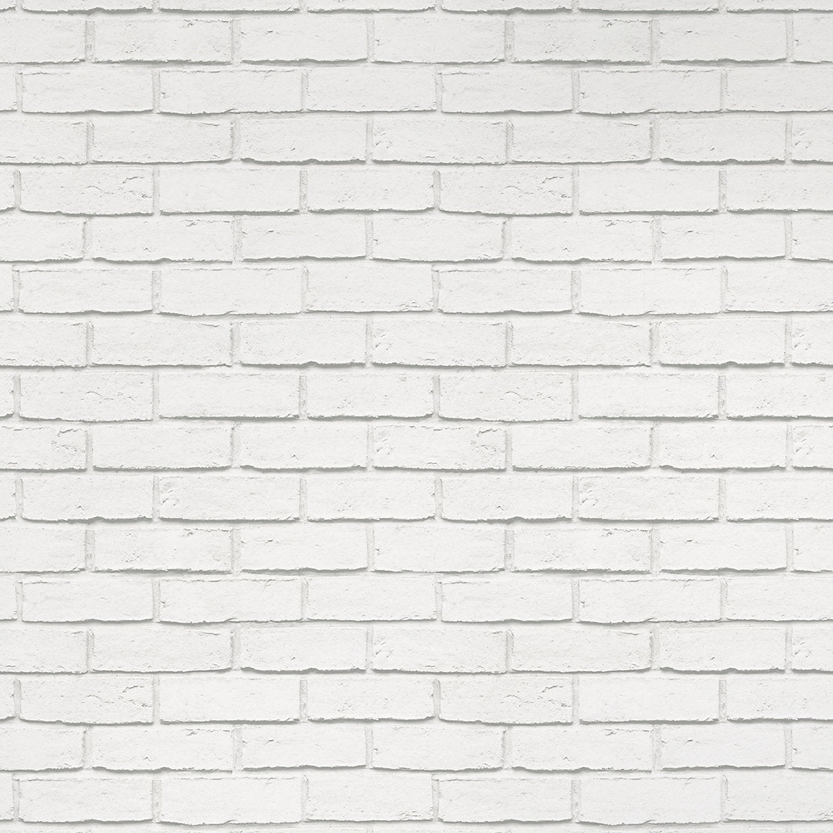 Colours Off white Brick effect Blown Wallpaper Sample