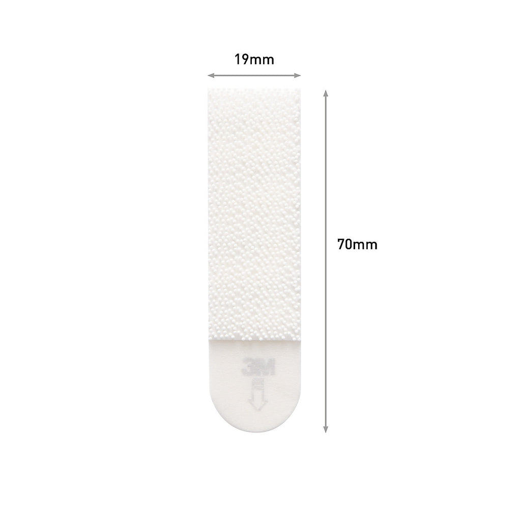 Command Medium White Picture hanging Adhesive strip (Holds)4kg, Pair of 3