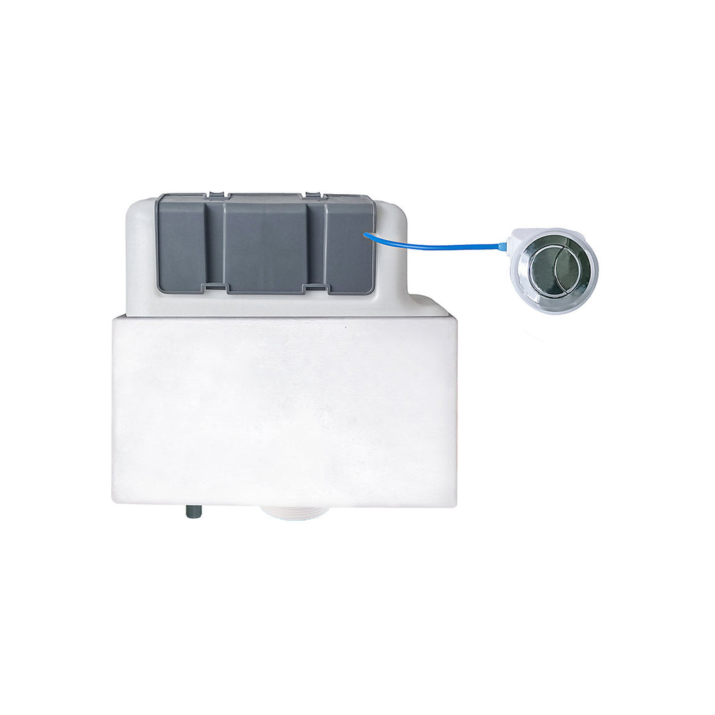 * Concealed Bottom inlet Dual Cistern (H)32cm (W)33.5cm (D)12.2cm