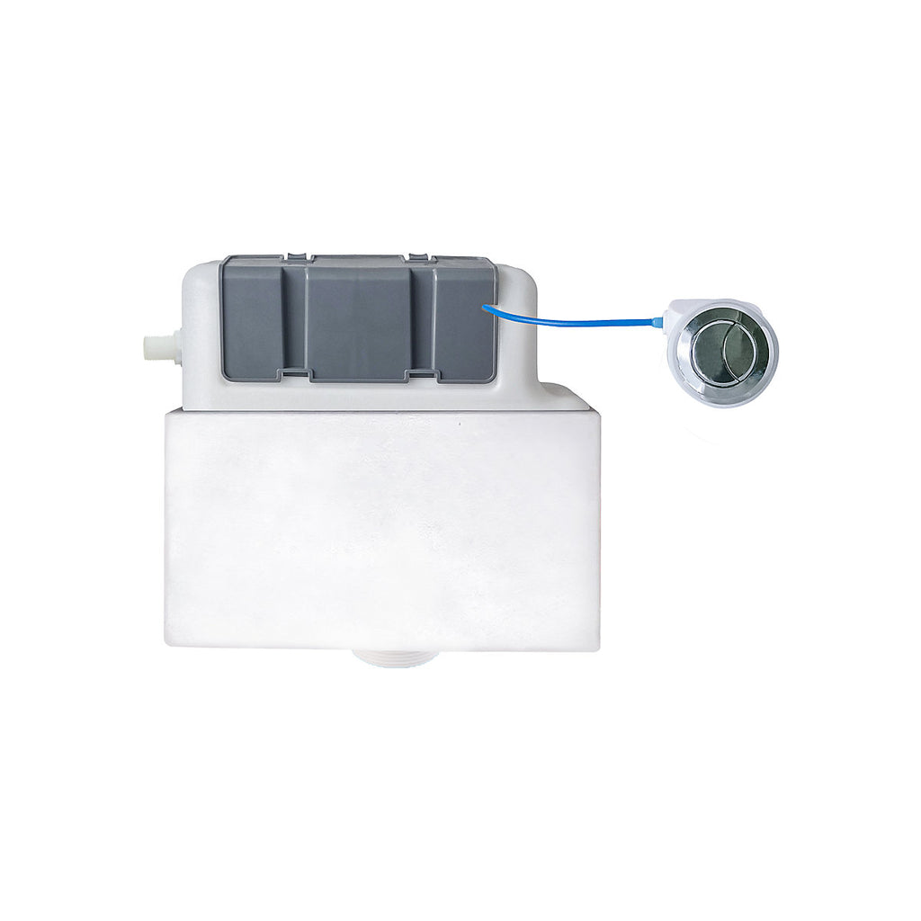 * Concealed Side inlet Dual Cistern (H)32cm (W)33.5cm (D)12.2cm