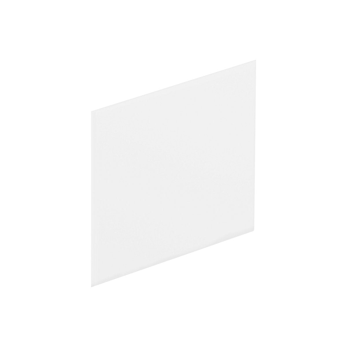 Cooke & Lewis P Bath Gloss White Left or right-handed Straight End Bath panel (H)51.5cm (W)75cm