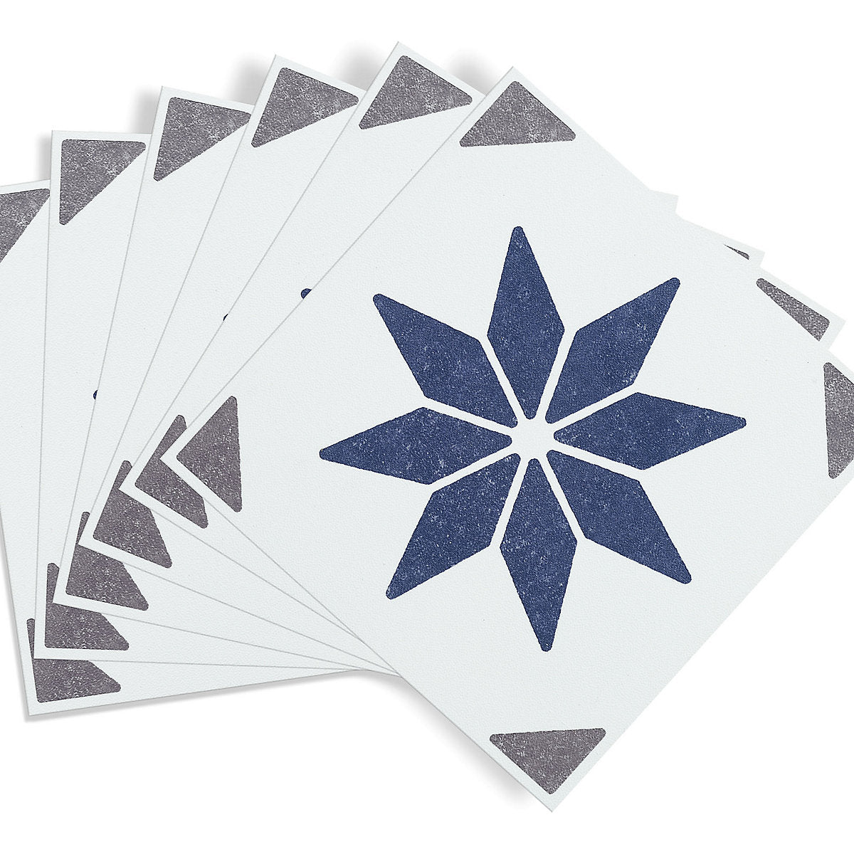 D-C-Fix Alia Blue & White Self-adhesive Tile, 0.14m²