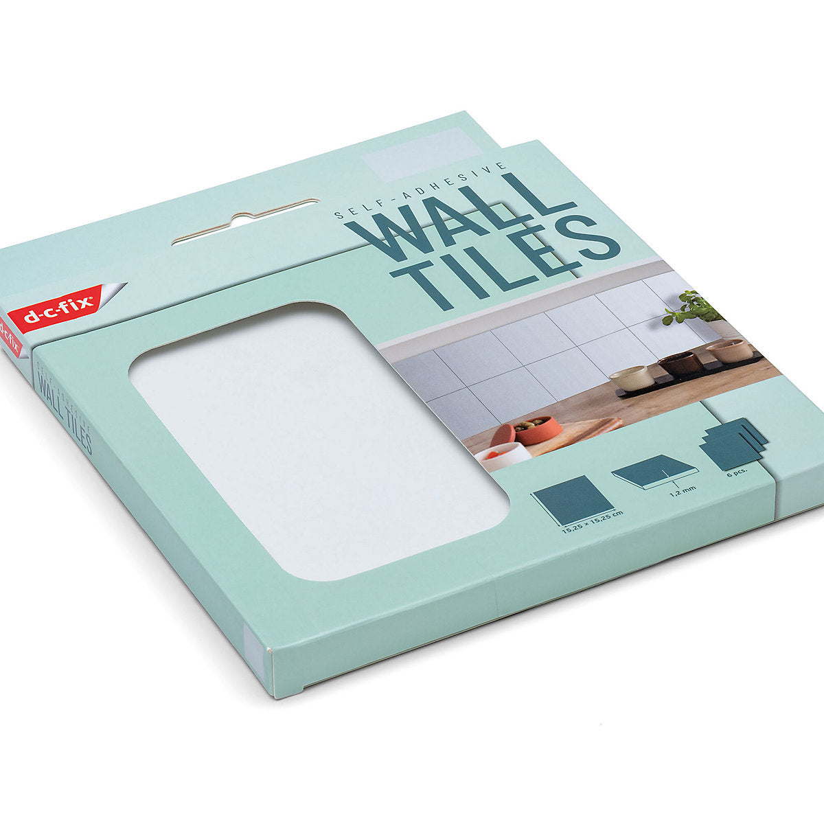 D-C-Fix White Self-adhesive Tile, 0.14m²