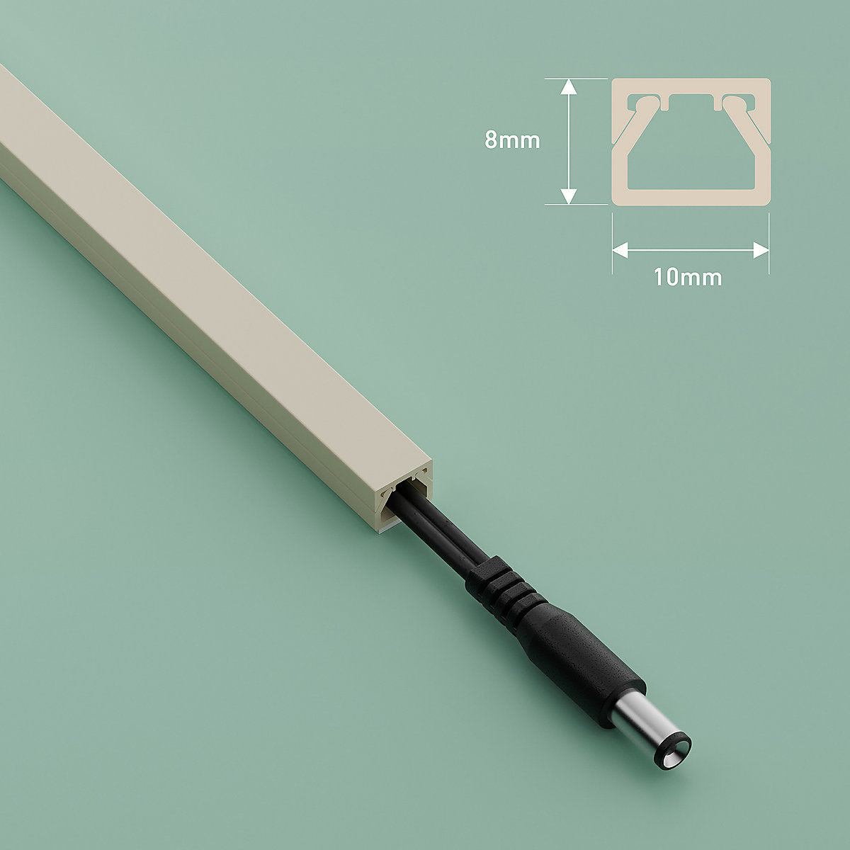 D-Line Magnolia Rectangular Trunking length