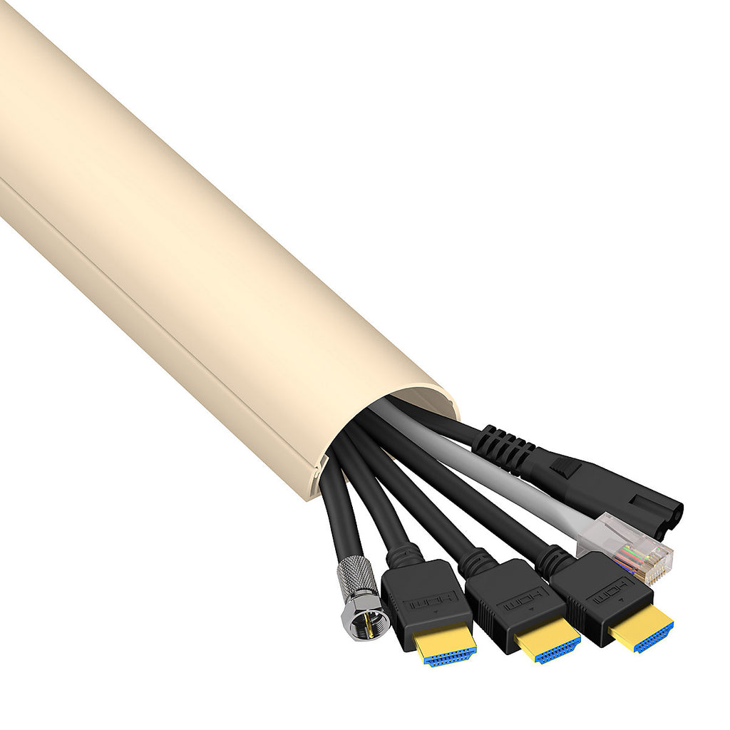 D-Line Magnolia Semi-circle Decorative trunking (D)25mm