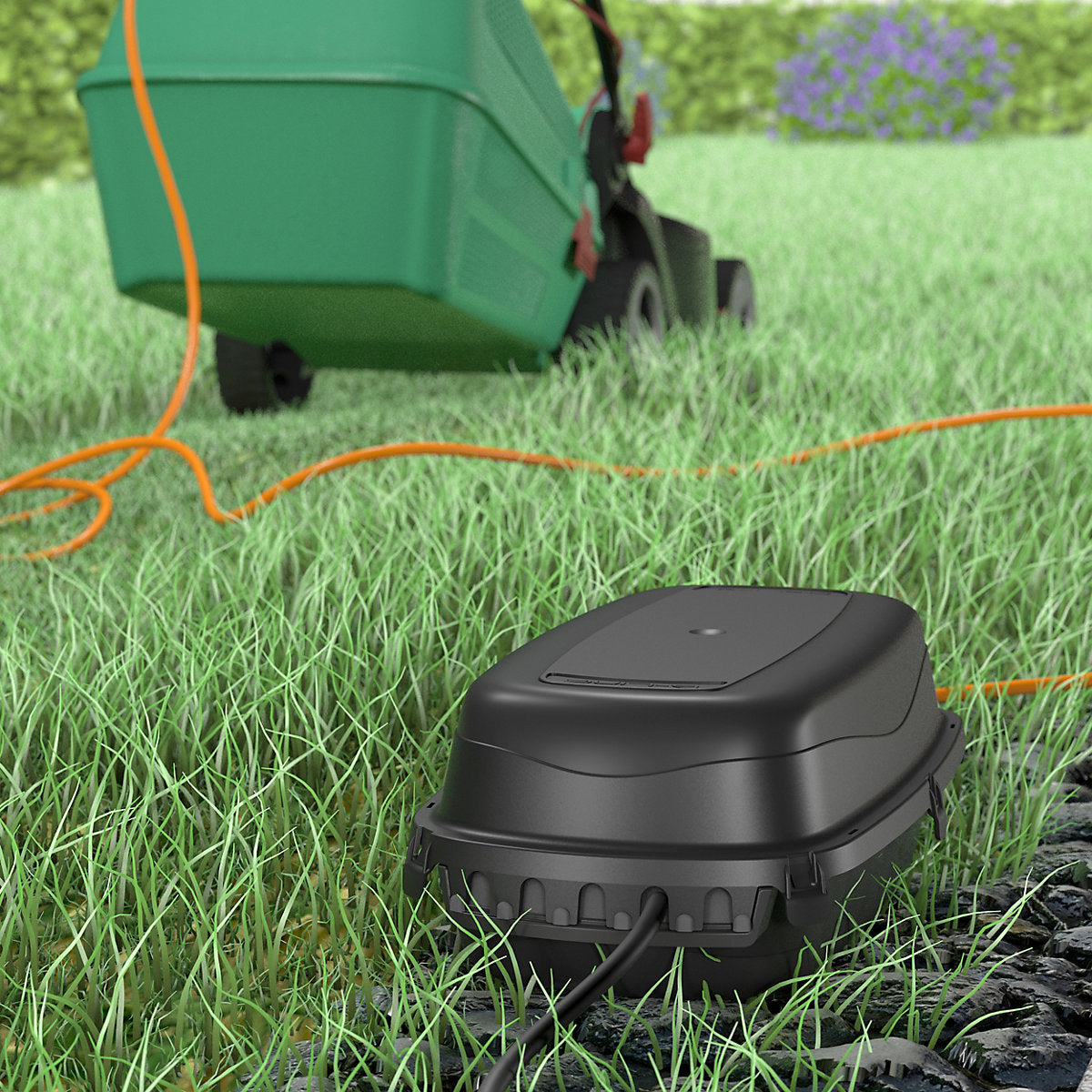 D-Line Outdoor Black Cable tidy unit