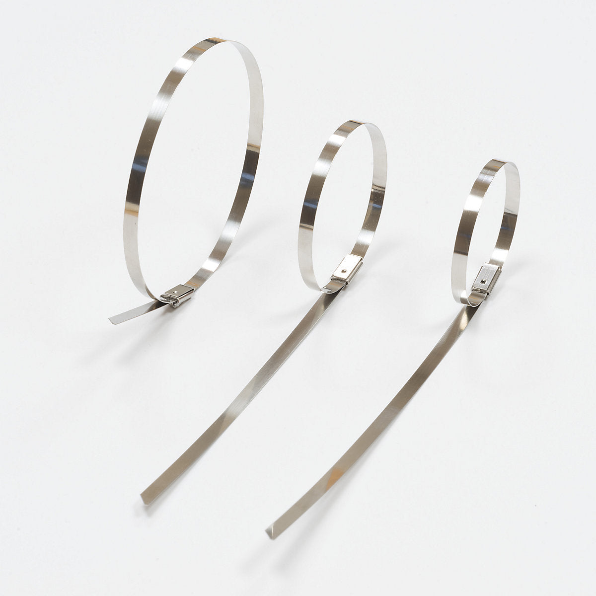 D-Line Silver Fire-rated Cable tie (L)360mm, Pack of 10