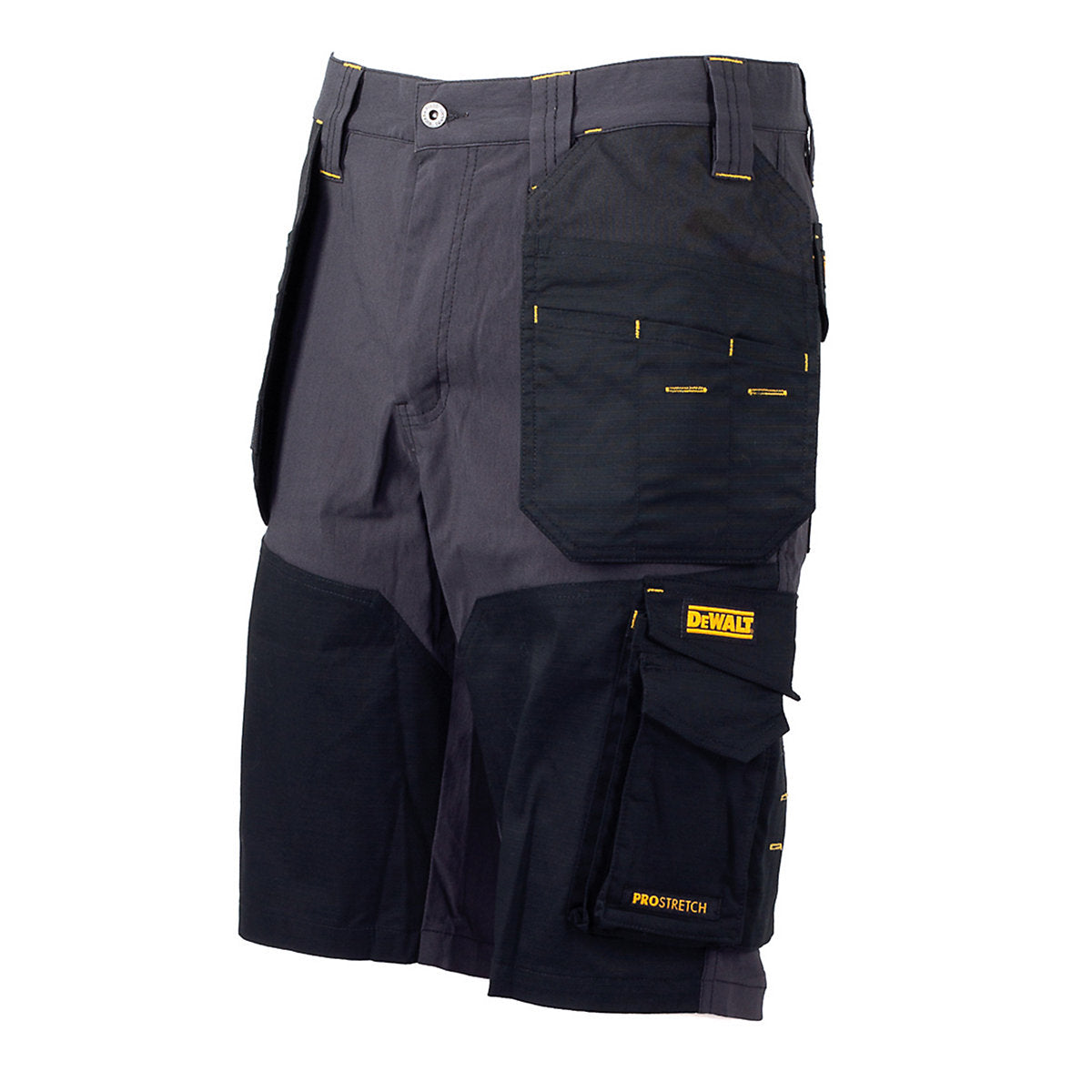 DeWalt Fontana Grey & black Men's Shorts W34"
