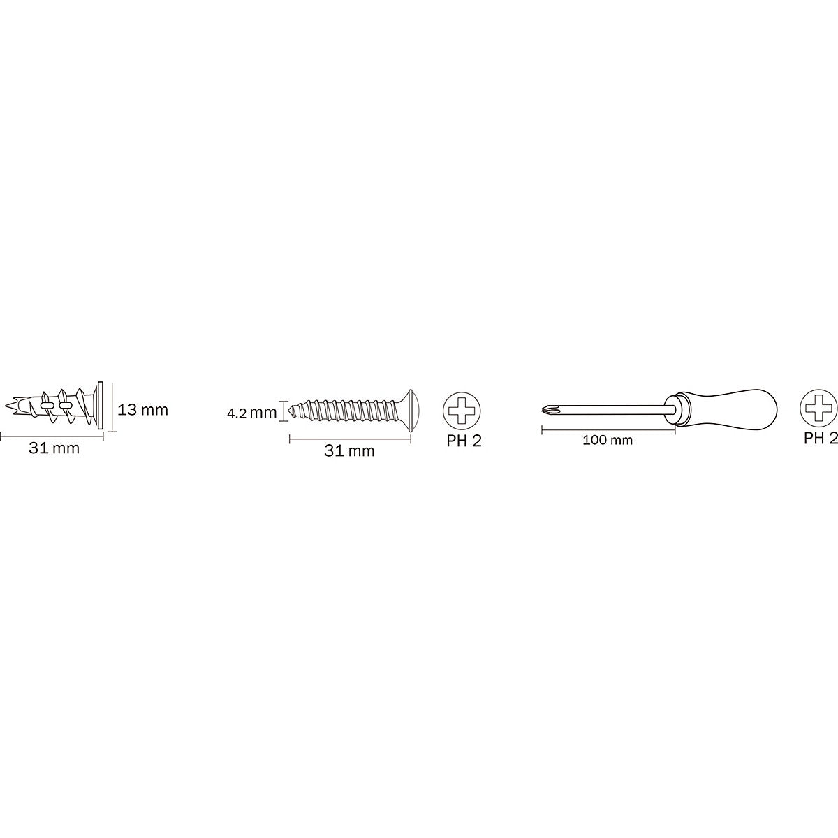 Diall Driver kit with screwdriver