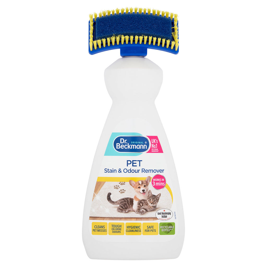 Dr Beckmann Pet Stain remover, 650ml Bottle with applicator brush