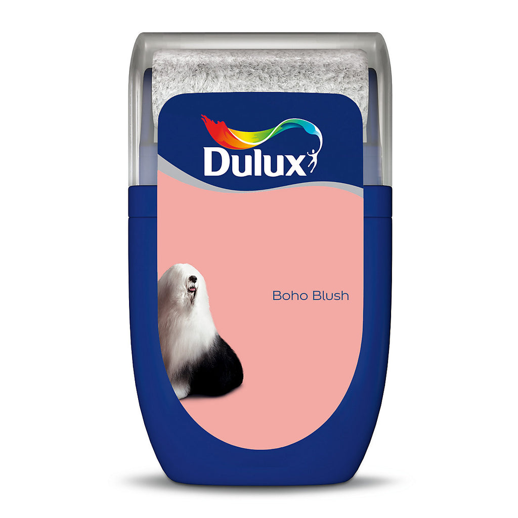 Dulux Boho Blush Matt Wall & ceiling Emulsion paint, 30ml Tester pot