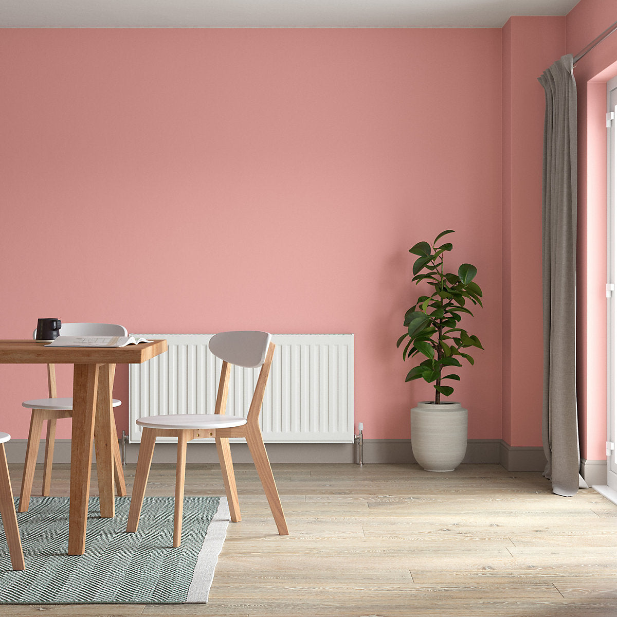 Dulux Boho Blush Matt Wall & ceiling Emulsion paint, 30ml Tester pot