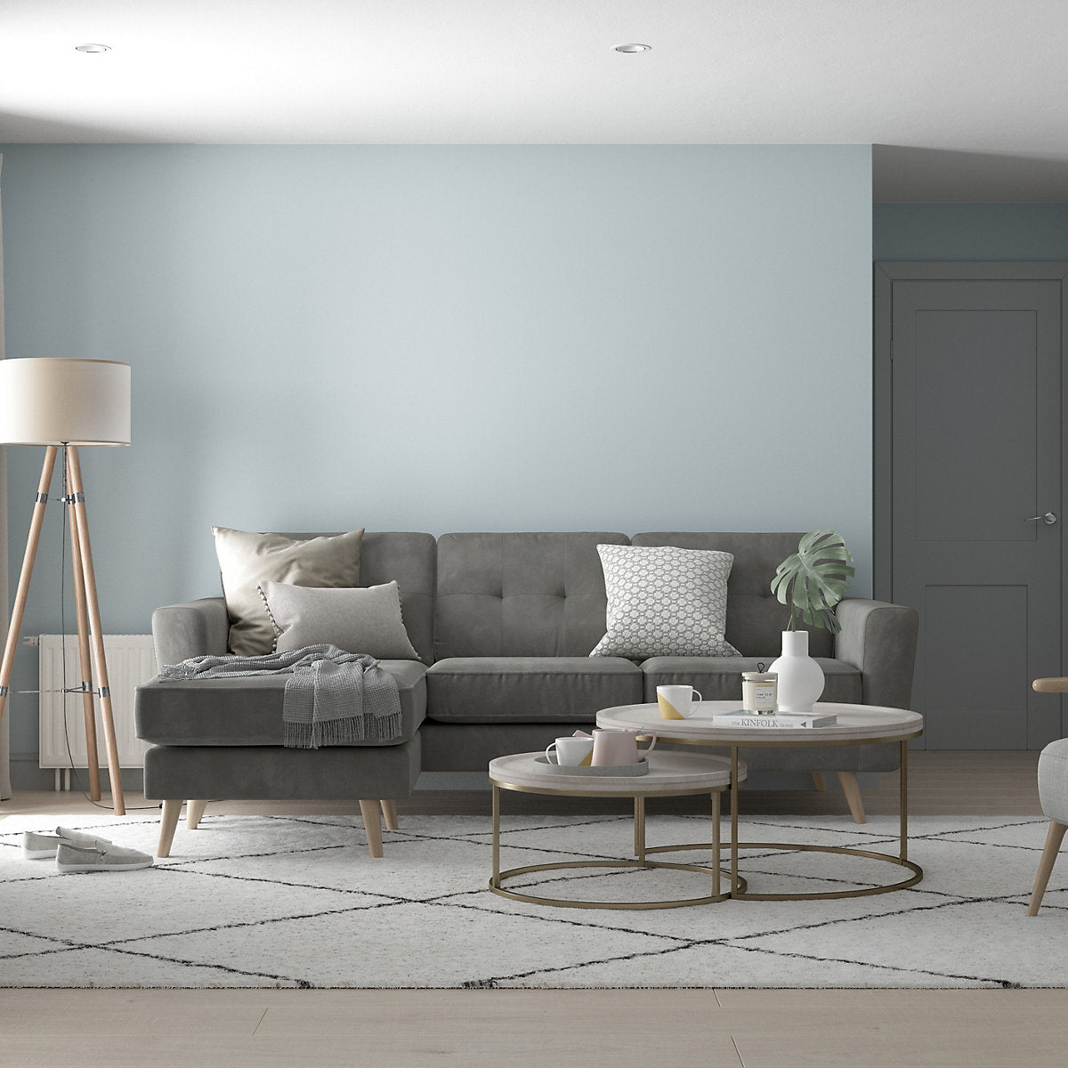 Dulux Costal Grey Silk Wall & ceiling Emulsion paint, 2.5L