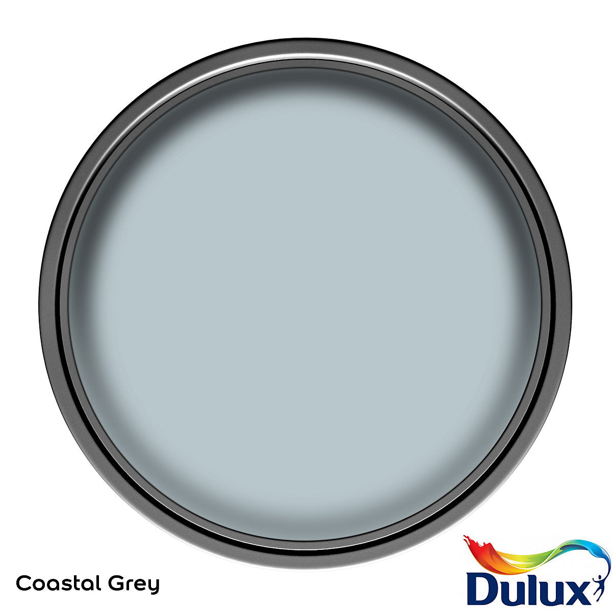 Dulux Costal Grey Silk Wall & ceiling Emulsion paint, 2.5L