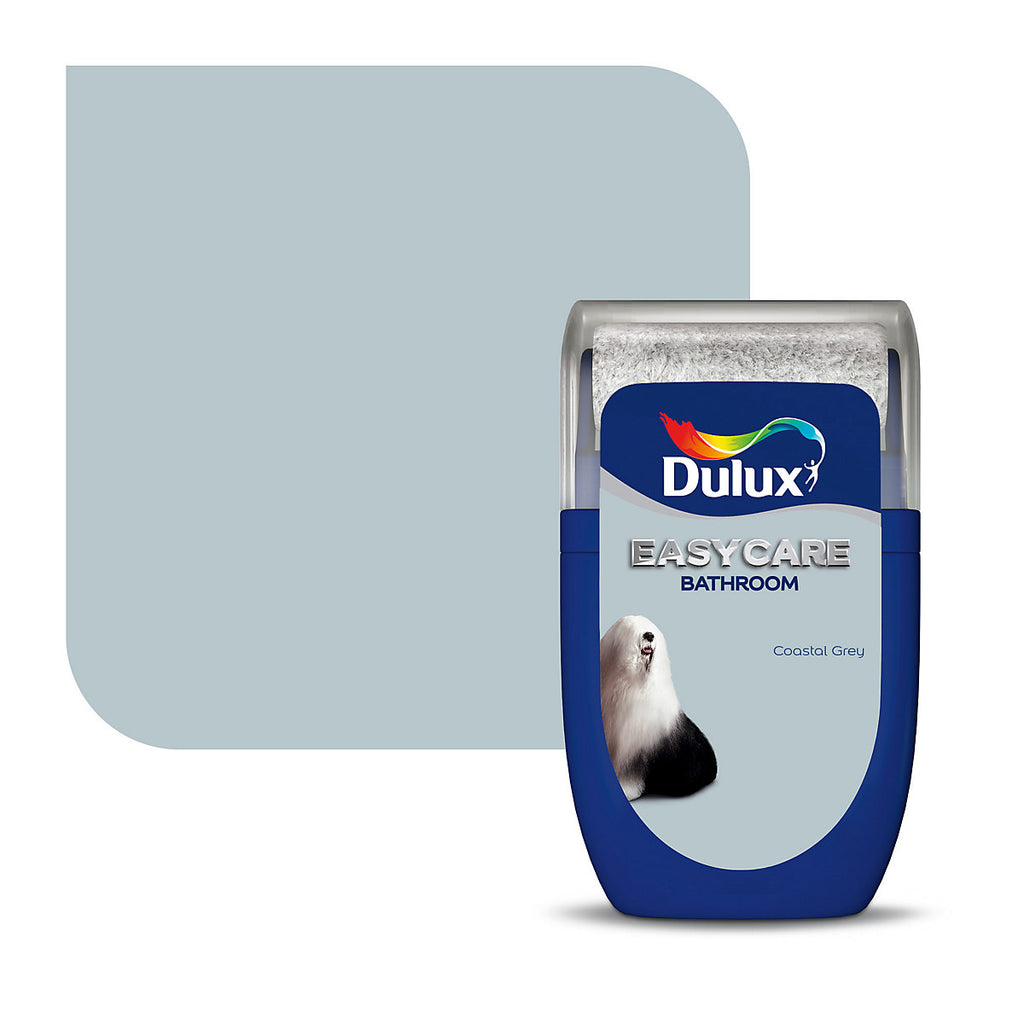 Dulux Easycare Coastal grey Soft sheen Wall & ceiling Emulsion paint, 30ml Tester pot