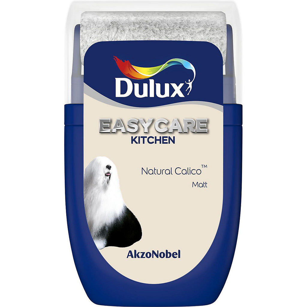 Dulux Easycare Kitchen Natural calico Matt Wall & ceiling Emulsion paint, 30ml Tester pot