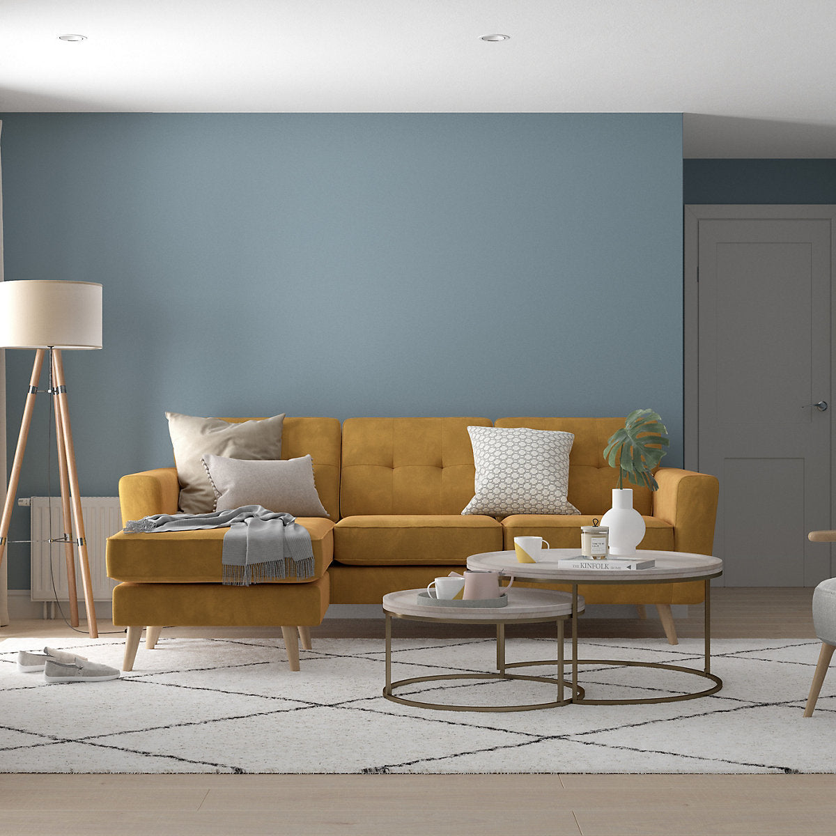 Dulux Easycare Washable & Tough Denim drift Matt Wall & ceiling Emulsion paint, 30ml Tester pot