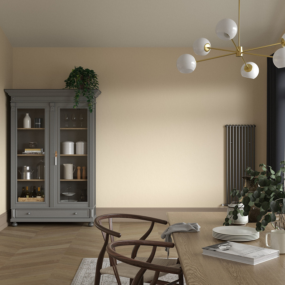 Dulux Heritage Bathstone Beige Velvet matt Wall paint, 2.5L