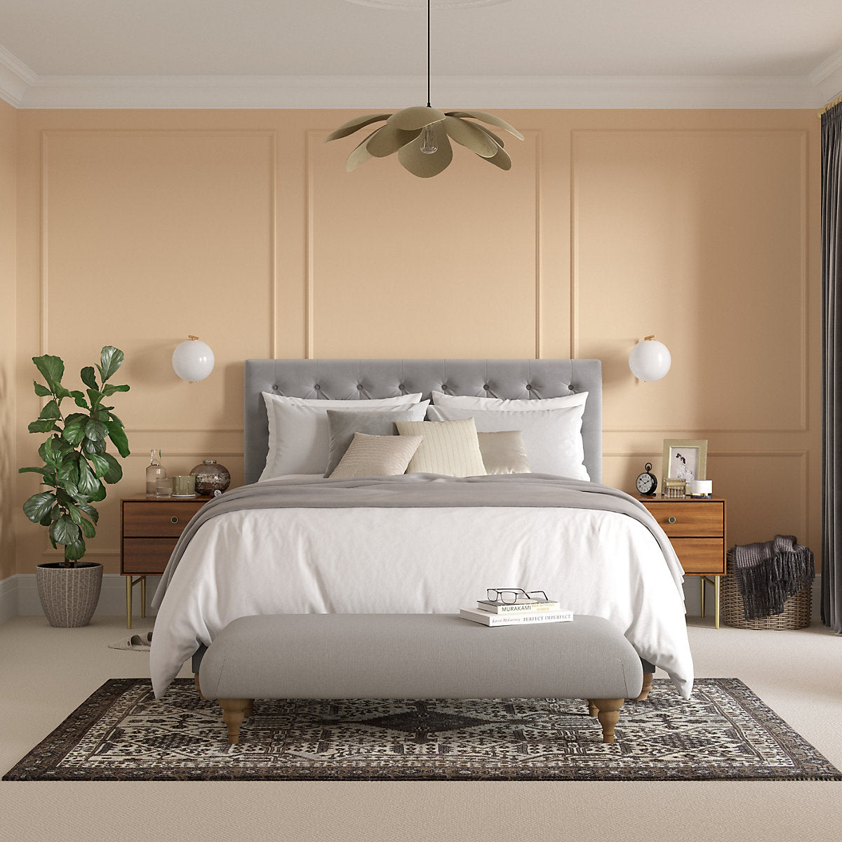 Dulux Heritage Buff Velvet matt Wall paint, 2.5L