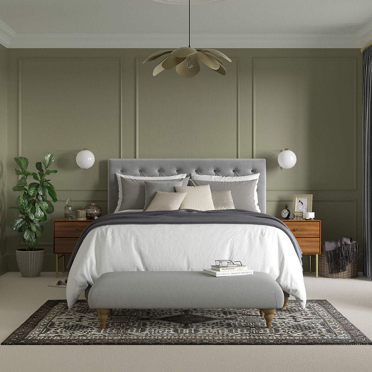 Dulux Heritage DH Drab Velvet matt Wall paint, 2.5L