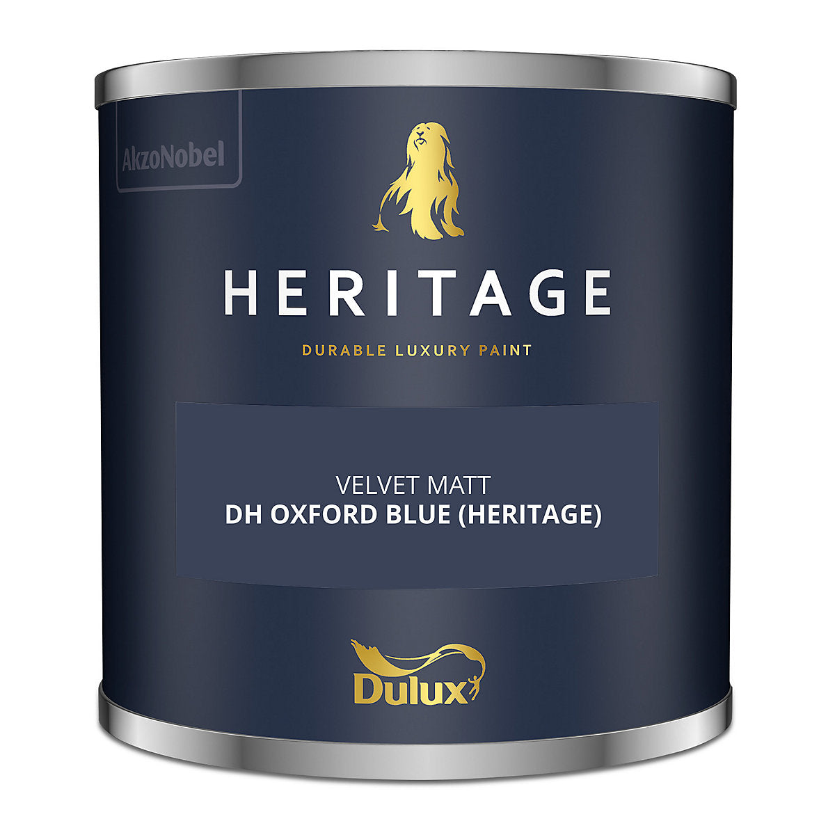 Dulux Heritage DH Oxford Blue Matt Wall paint, 125ml Tester pot