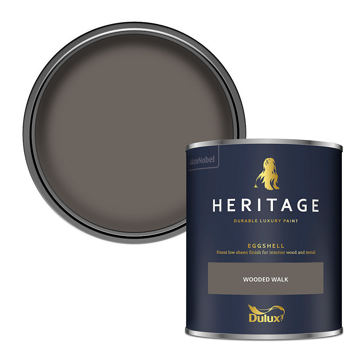 Dulux Heritage Wooded Walk Eggshell Interior Metal & wood paint, 750ml