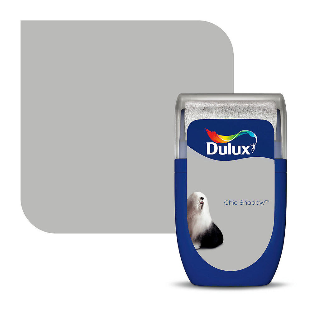 Dulux Standard Chic shadow Matt Wall & ceiling Emulsion paint, 30ml Tester pot