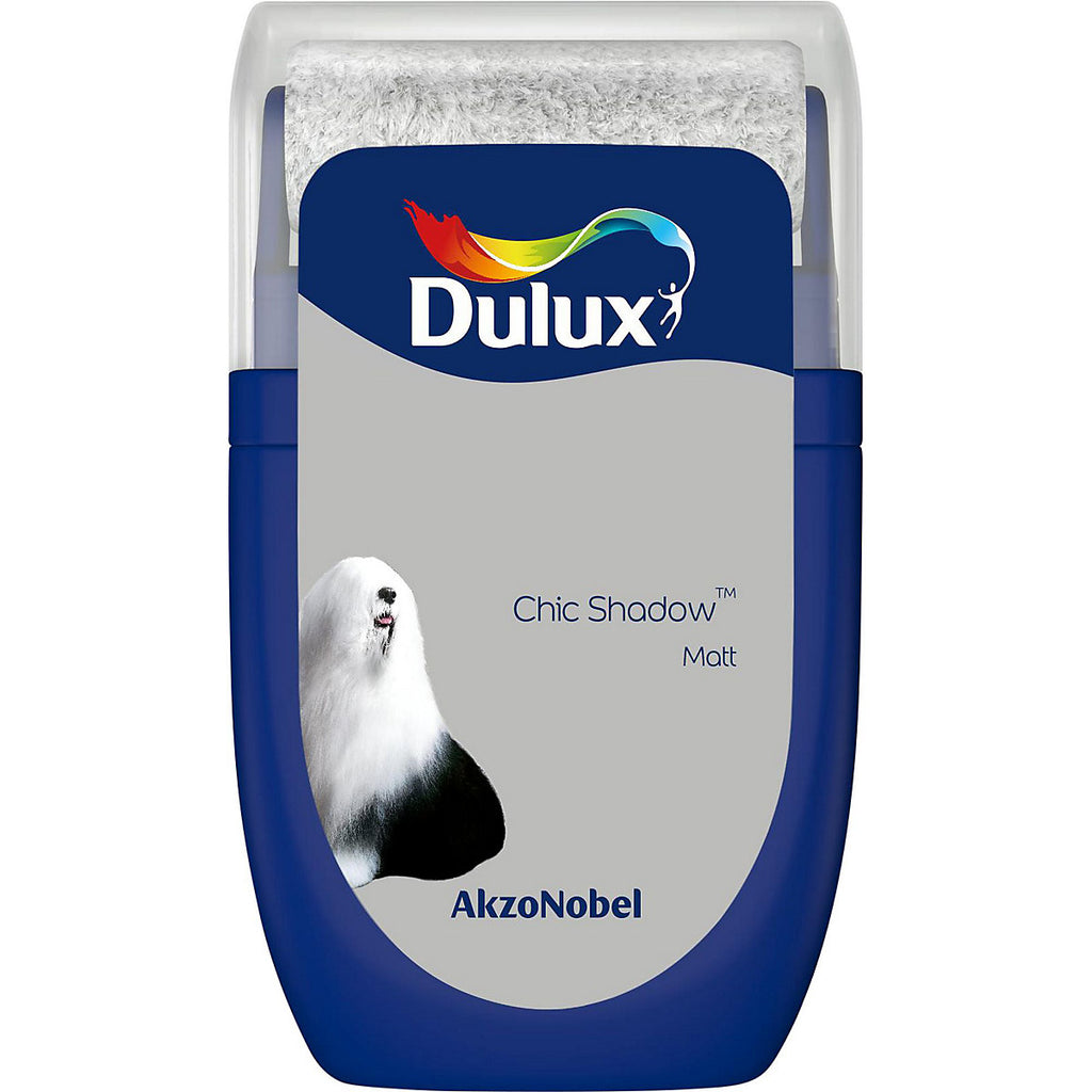 Dulux Standard Chic shadow Matt Wall & ceiling Emulsion paint, 30ml Tester pot