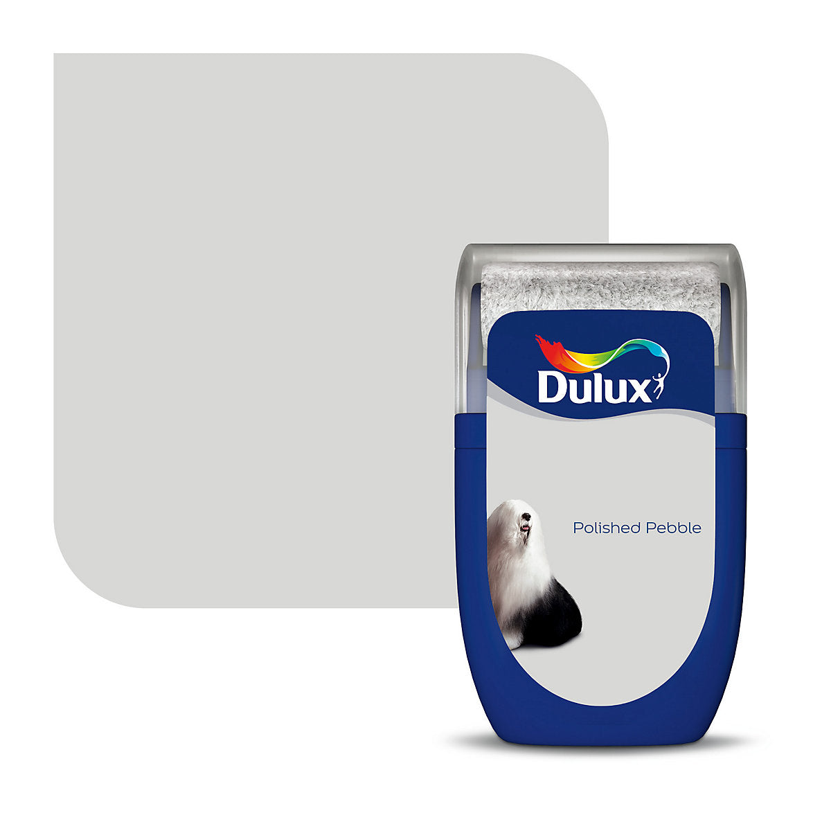 Dulux Standard Polished pebble Matt Wall & ceiling Emulsion paint, 30ml Tester pot