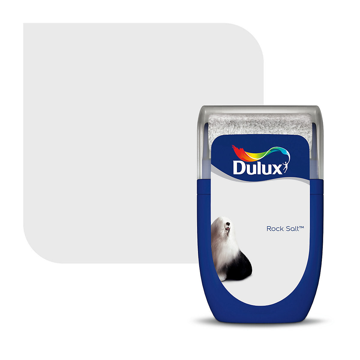 Dulux Standard Rock salt Matt Wall & ceiling Emulsion paint, 30ml Tester pot